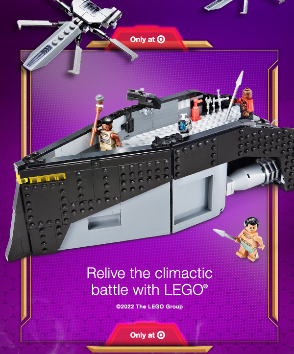RELIVE THE CLIMACTIC BATTLE WITH LEGO