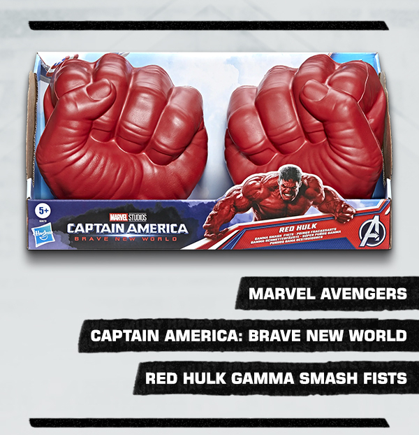 Red Hulk Gamma Smash Fists