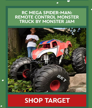RC Mega Spider-man: Remote Control Monster Truck by Monster Jam