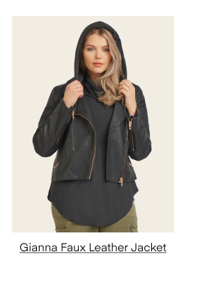 Gianna Faux Leather Jacket