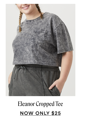 Eleanor Cropped Tee. Now Only $25.