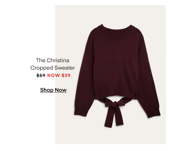 The Christina Cropped Sweater