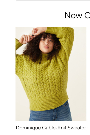 Dominique Cable-Knit Sweater
