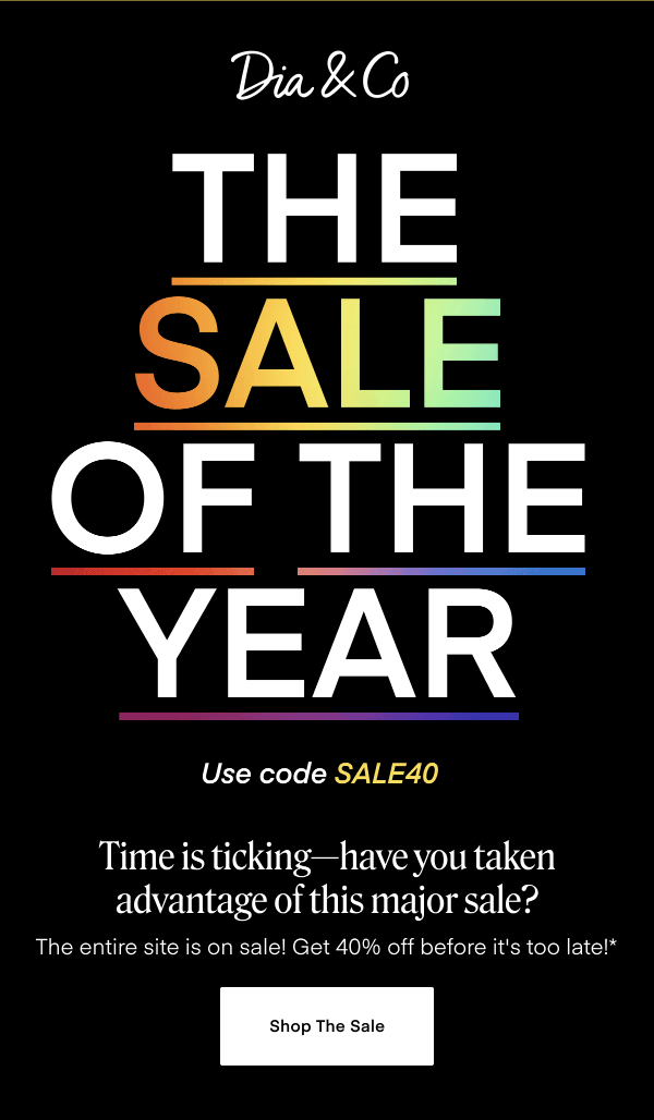 Time is ticking - have you taken advantage of this major sale?