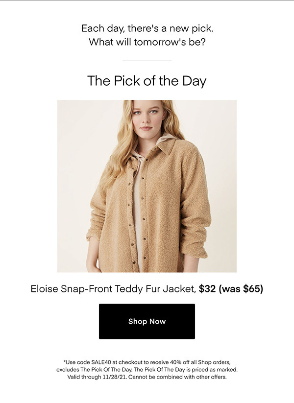 Each day, there's a new pick. What will tomorrow's be?