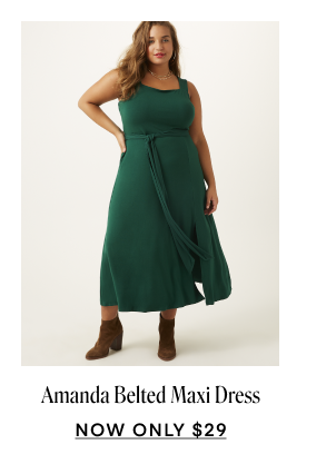 Amanda Belted Maxi Dress Now Only $29