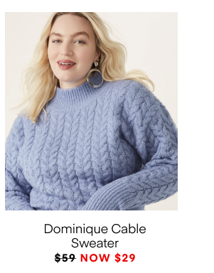 Dominique Cable Sweater