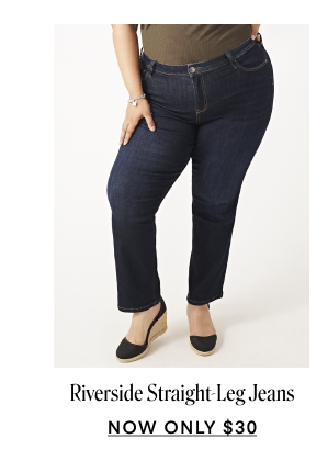Riverside Straight-Leg Jeans Now Only $30