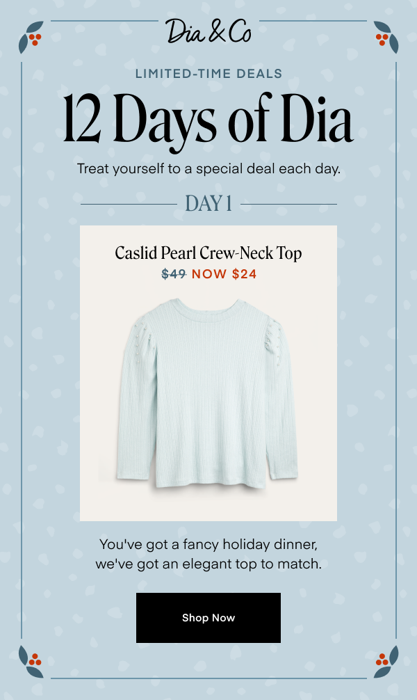 Treat yourself to a special deal each day.