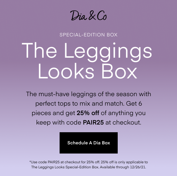 The must-have leggings of the season with perfect tops to mix and match. 