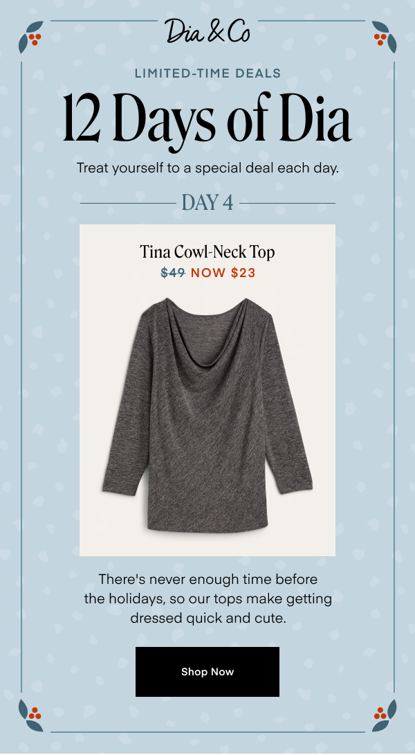 Treat yourself to a special deal each day.