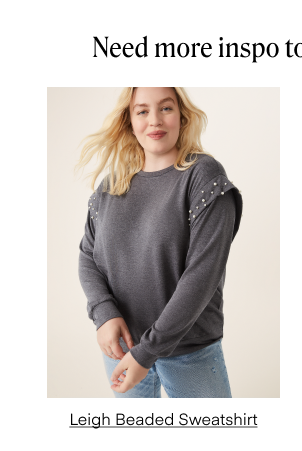Leigh Beaded Sweatshirt