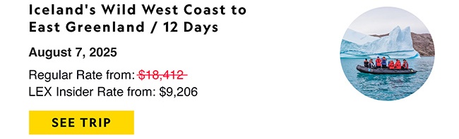 Iceland's Wild West Coast to East Greenland / 12 Days